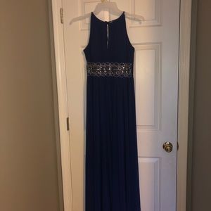 Royal blue formal dress